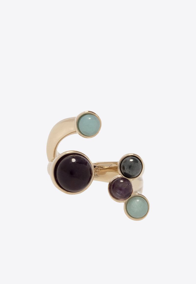 Chloé Zodiac Aquarius Ring Gold CHC22UFR21 TT1-9CK