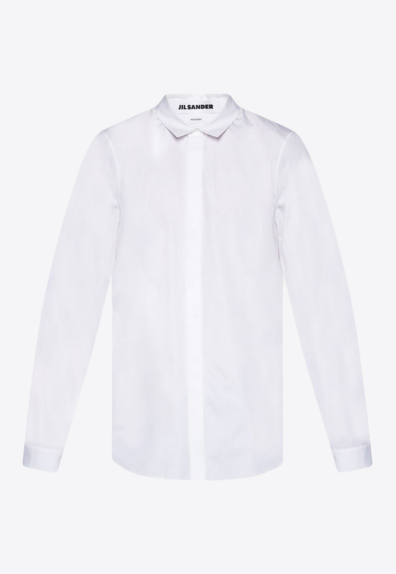 Jil Sander Monday Long-Sleeved Shirt White JSYQ600005 MQ244300-100