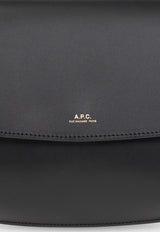 A.P.C. Sarah Leather Shoulder Bag Black PXAWV F61526-LZZ