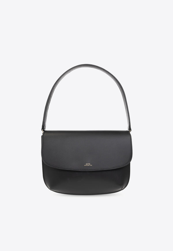 A.P.C. Sarah Leather Shoulder Bag Black PXAWV F61526-LZZ