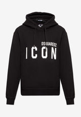 Logo-Print Drawstring Hoodie