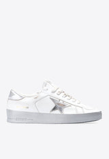 Golden Goose DB Stardan Low-Top Sneakers with Laminated Star White GWF00128 F002187-80185