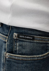 Dolce 
Gabbana Logo Plate Denim Bermuda Shorts Denim GWNXAD G8GW9-S9001