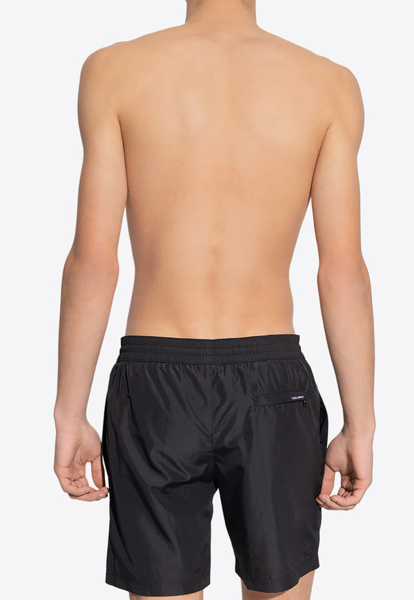 Dolce 
Gabbana DG Logo Swim Shorts Black M4E27T FUSFW-N0000