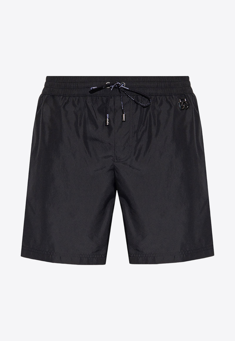 Dolce 
Gabbana DG Logo Swim Shorts Black M4E27T FUSFW-N0000