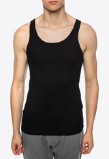 Dolce 
Gabbana Sleeveless Ribbed T-shirt Black M8C19J OUAIJ-N0000