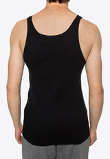 Dolce 
Gabbana Sleeveless Ribbed T-shirt Black M8C19J OUAIJ-N0000