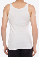 Dolce 
Gabbana Sleeveless Ribbed T-shirt White M8C19J OUAIJ-W0800