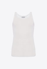 Dolce 
Gabbana Sleeveless Ribbed T-shirt White M8C19J OUAIJ-W0800