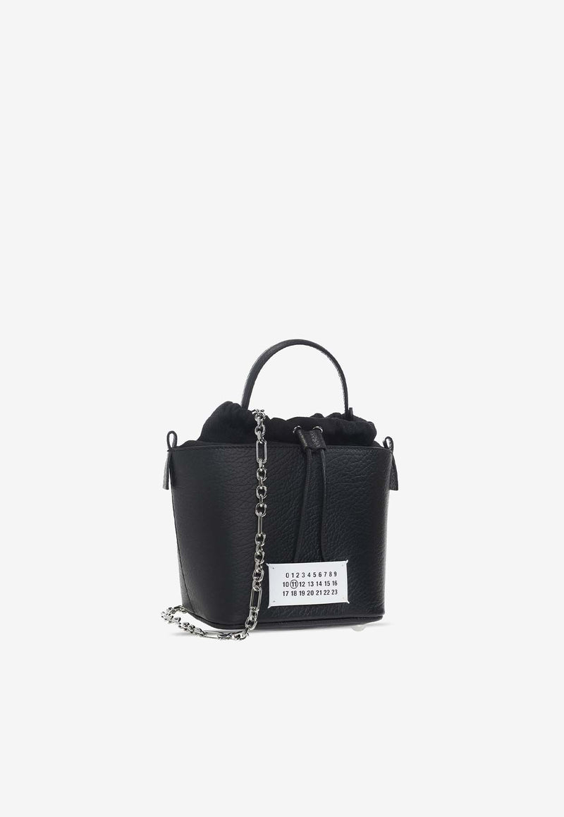 Maison Margiela Small 5AC Leather Bucket Bag S61WG0035 P4348-T8013