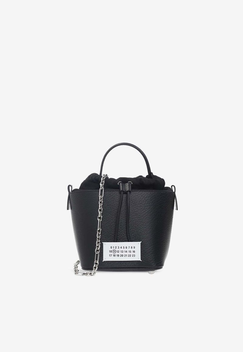 Maison Margiela Small 5AC Leather Bucket Bag S61WG0035 P4348-T8013