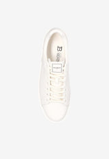 Balmain B-Court Low-Top Leather Sneakers White WM0VI244 LSMM-0FA