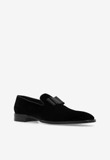 Dsquared2 Ubaldo Velvet Slip-On Loafers LOM0024 10900001-2124