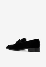 Dsquared2 Ubaldo Velvet Slip-On Loafers LOM0024 10900001-2124