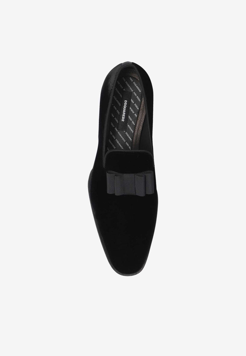 Dsquared2 Ubaldo Velvet Slip-On Loafers LOM0024 10900001-2124