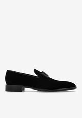 Dsquared2 Ubaldo Velvet Slip-On Loafers LOM0024 10900001-2124