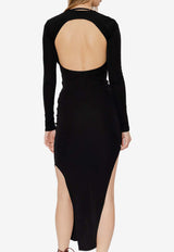 Helmut Lang Halter Cut-Out Midi Dress M07HW601 0-001