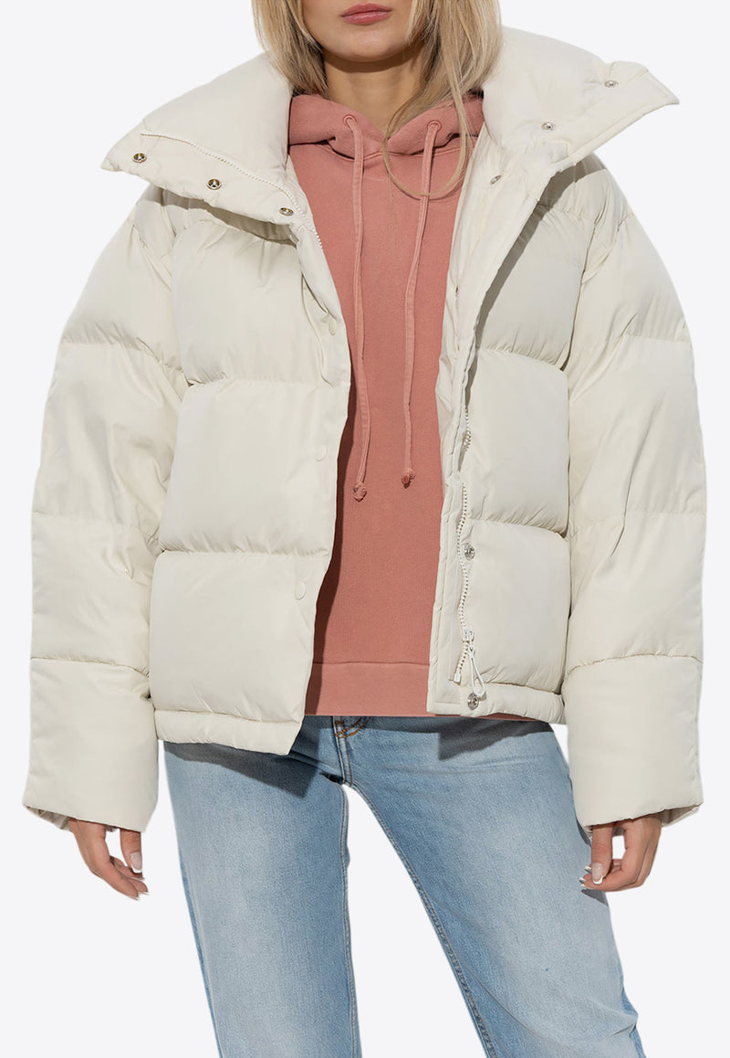 Acne Studios Quilted Down Jacket Cream 6202131010