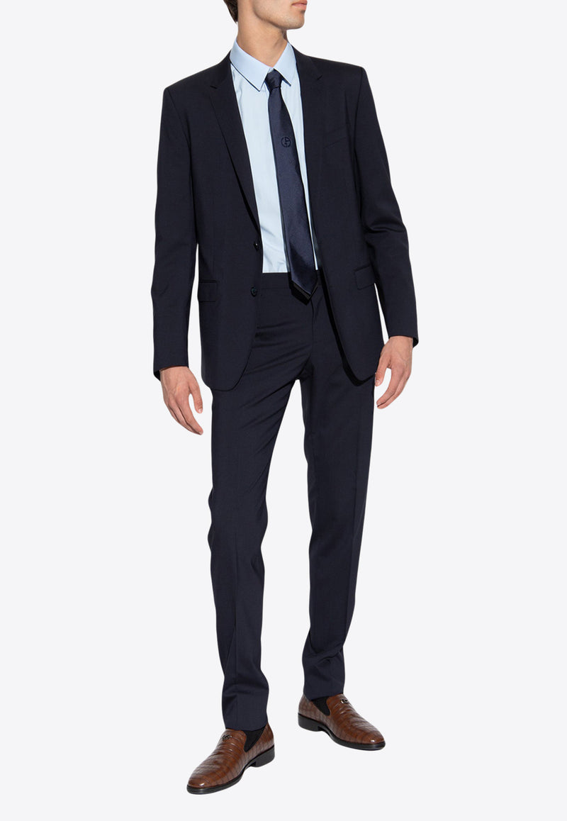 Dolce 
Gabbana Single-Breasted Wool Tailored Suit Navy 62032930