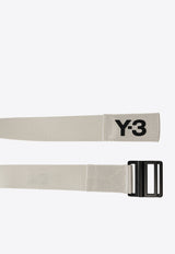 Y-3 Logo Buckled Belt Black 621710009000