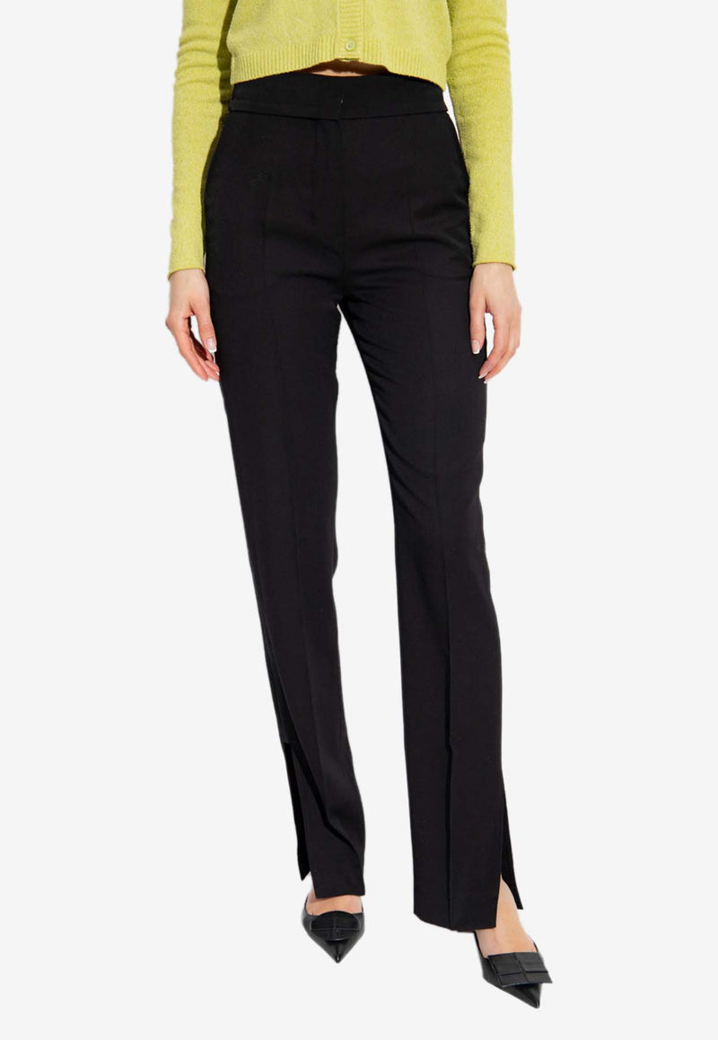 Jacquemus Tibau High-Waisted Pants 620461 Black