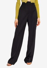 Jacquemus Sauge High-Waist Wool Pants 6204691800 Black