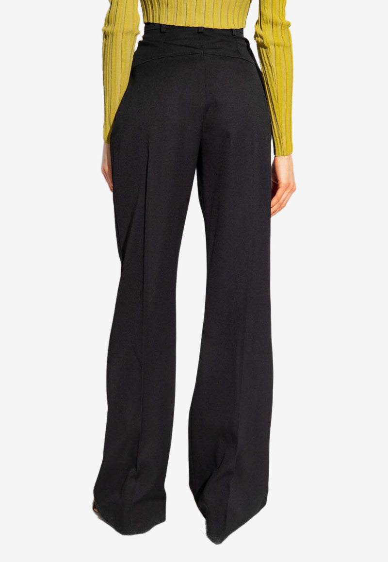 Jacquemus Sauge High-Waist Wool Pants 6204691800 Black