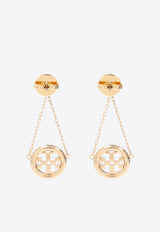 Tory Burch Miller Crystal Embellished Drop Earrings Gold 153690 0-783