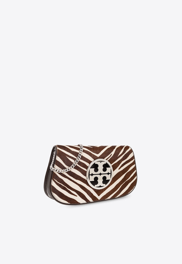 Tory Burch Reva Animal Motif Shoulder Bag Brown 153706 0-960