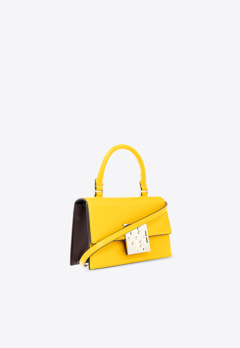 Tory Burch Mini Bon Bon Top Handle Bag Yellow 150365 0-744