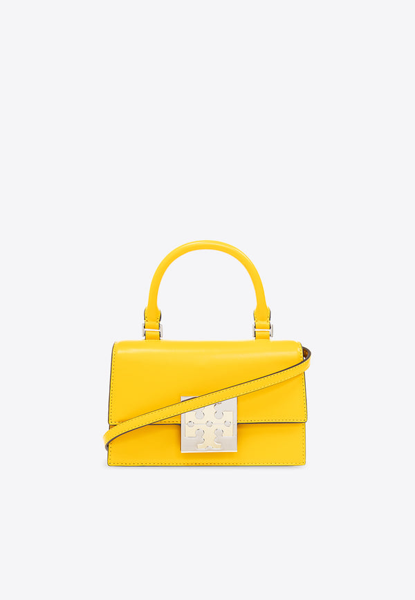 Tory Burch Mini Bon Bon Top Handle Bag Yellow 150365 0-744