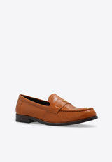 Tory Burch Classic Leather Loafers  Caramel 150907 0-250