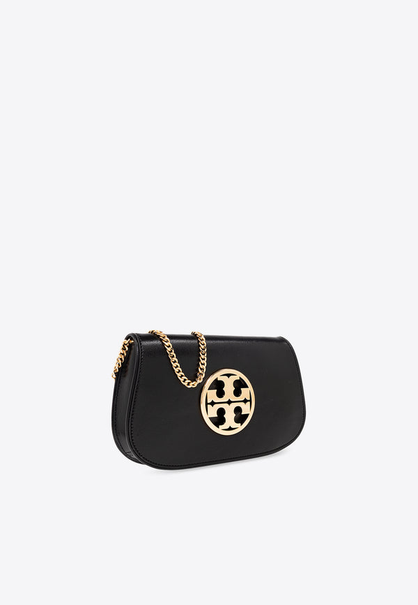 Tory Burch Reva Nappa Leather Shoulder Bag Black 152250 0-001