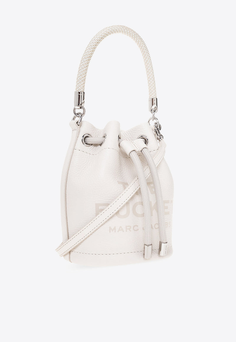 Marc Jacobs The Mini Logo Bucket Bag White 2S3HCR058H03 0-140