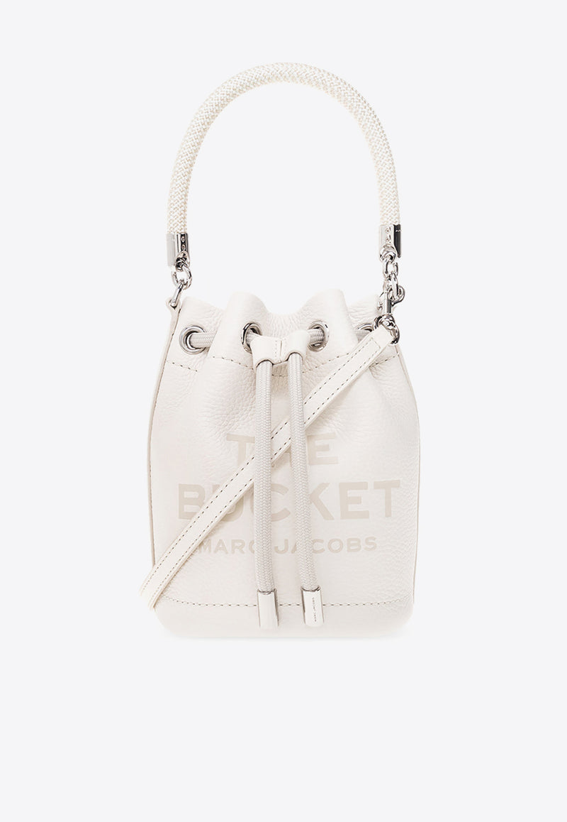 Marc Jacobs The Mini Logo Bucket Bag White 2S3HCR058H03 0-140