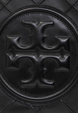 Tory Burch Fleming Leather Shoulder Bag Black 152337 0-001