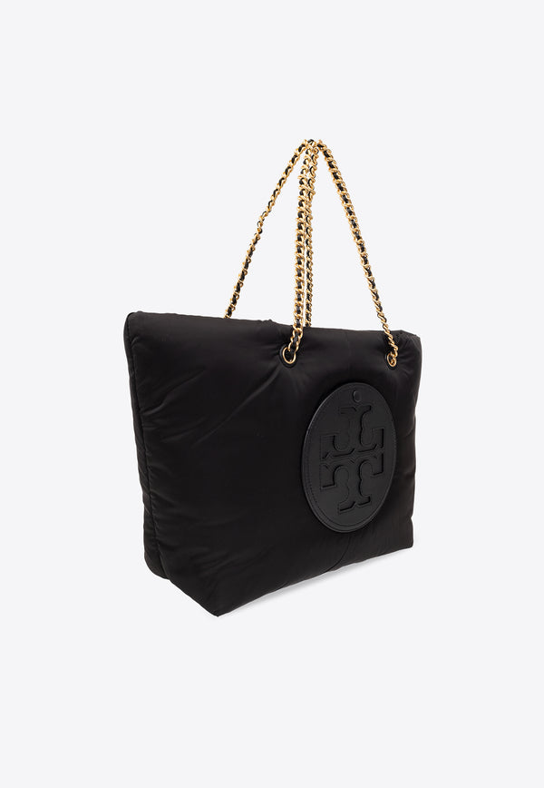 Tory Burch Ella Chain Tote Bag Black 152450 0-001