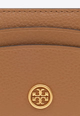 Tory Burch Robinson Pebbled Leather Cardholder Brown 155959 0-202