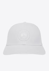 Canada Goose Logo Patch Baseball Cap White 5481U 0-WHITE