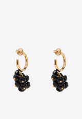 Isabel Marant Polly Beaded Earrings Gold BL0058FA A3B04B-BLACK