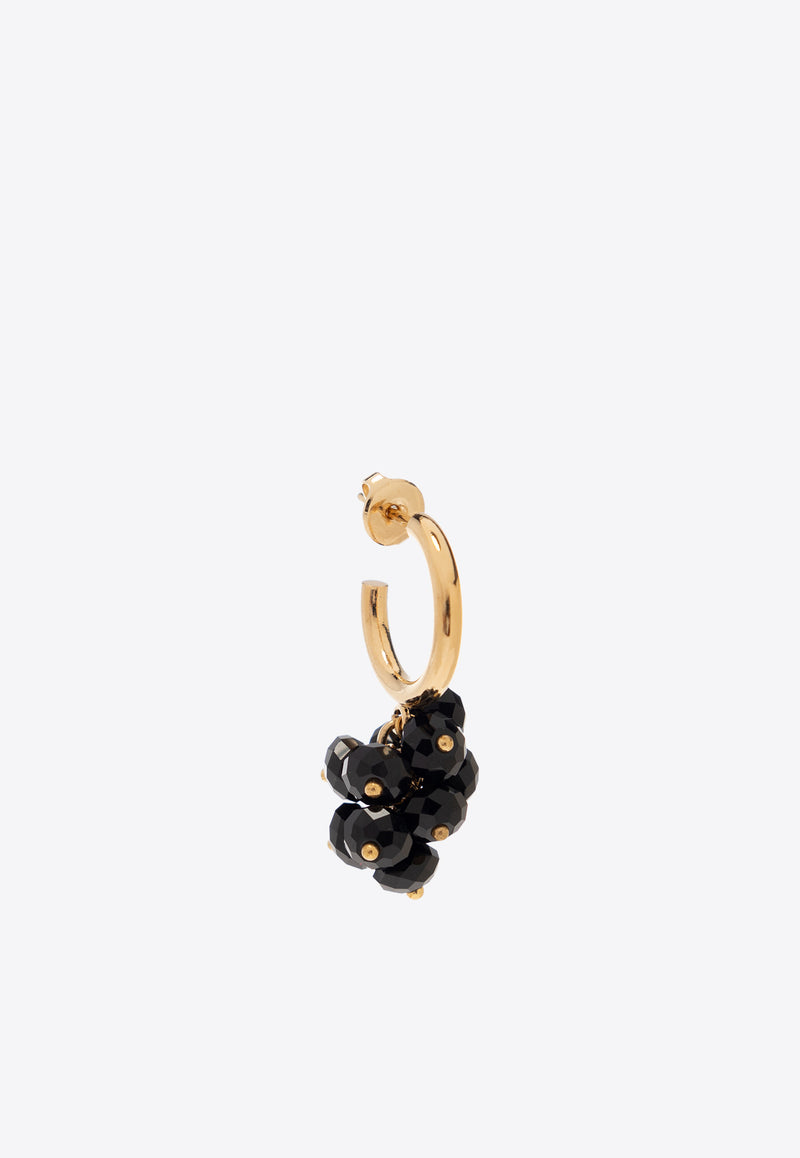 Isabel Marant Polly Beaded Earrings Gold BL0058FA A3B04B-BLACK