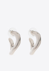 Isabel Marant Links Twisted Hoop Earrings Silver BL0073FA A2B22B-SILVER