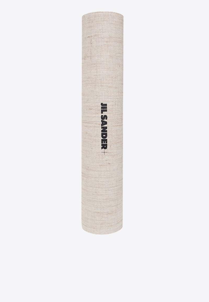 Jil Sander Logo Print Yoga Mat Beige 9506919000