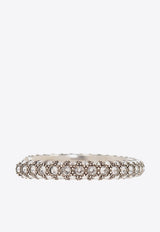 Isabel Marant Crystal Cuff Bracelet Silver BR0076FA A2B27B-TRANSPARENT SILVER