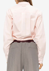 Marni Cropped Poplin Long-Sleeved Shirt CAMA0526X0 UTC223-00C13