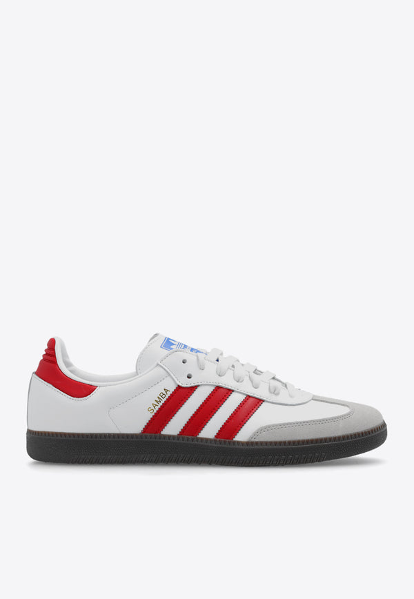 Adidas Originals Samba OG Leather Low-Top Sneakers White IG1025 M-FTWWHT BETSCA SUPCOL