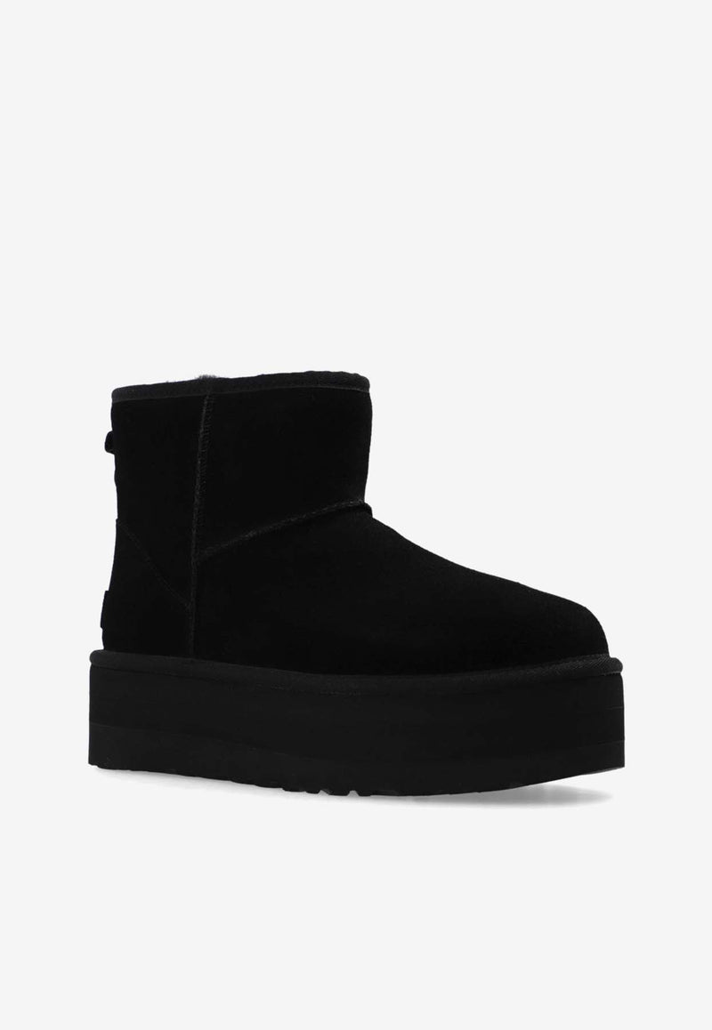 UGG Classic Mini Suede Platform Boots 1134991 0-BLK