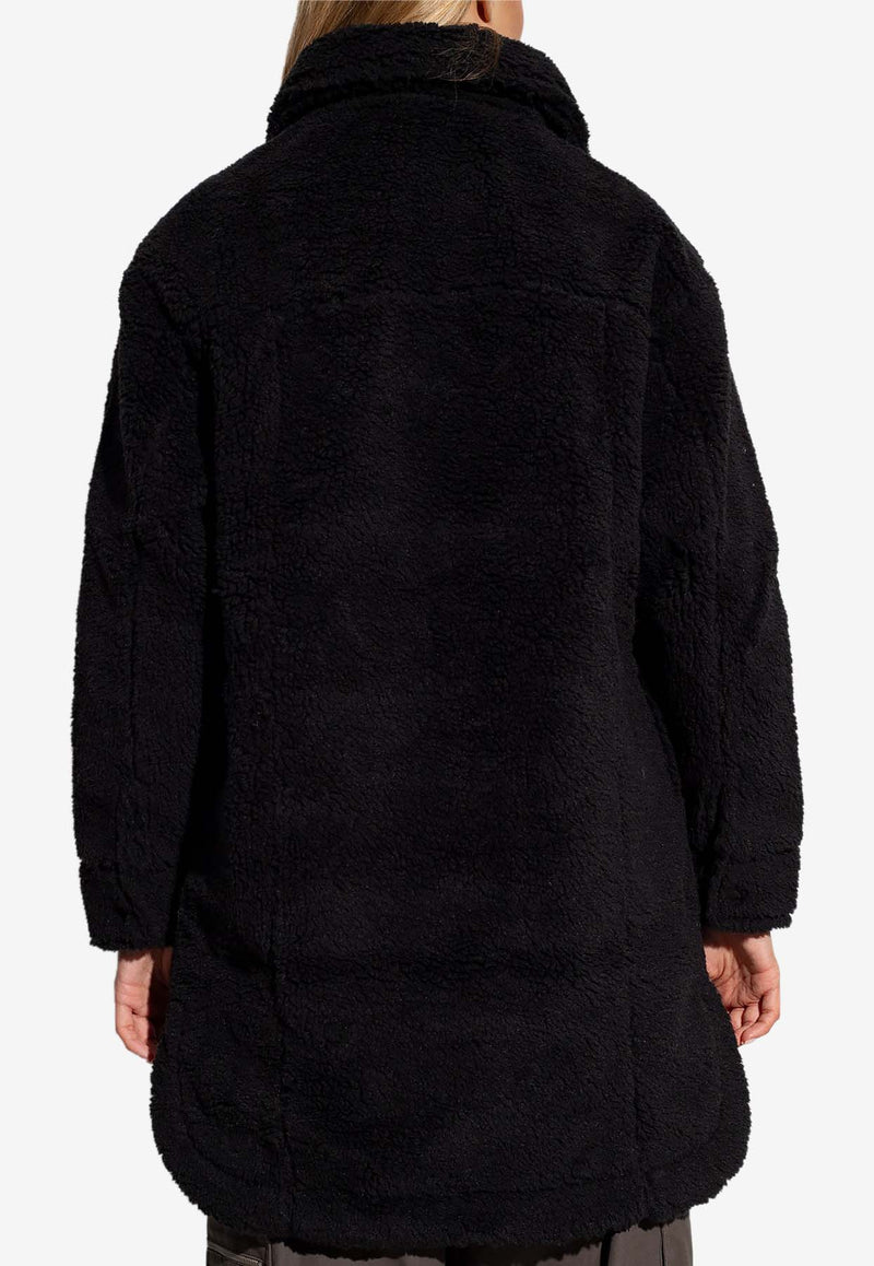 UGG Frankie Oversized UGGfluff Shirt Jacket 1144453 0-BLK