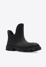 Burberry Marsh Short Rain Boots Black 8074603 A1189-BLACK