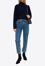 A.P.C. Martin High-Rise Straight-Leg Jeans Blue COGUT F09122-IAB